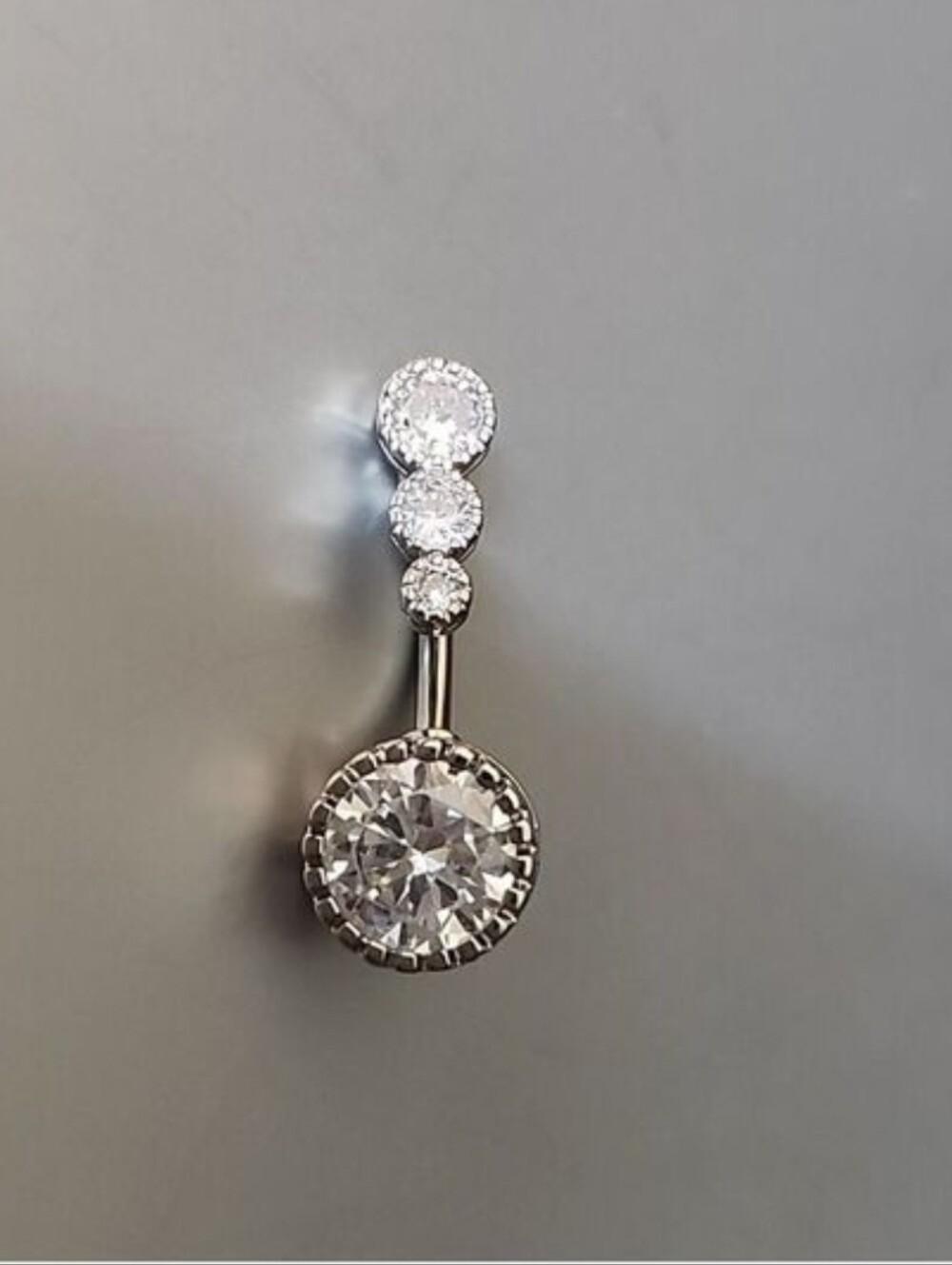 BELLY BUTTON RING STAINLESS STEEL